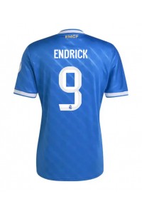 Real Madrid Endrick #9 Jalkapallovaatteet Kolmaspaita 2025-26 Lyhythihainen